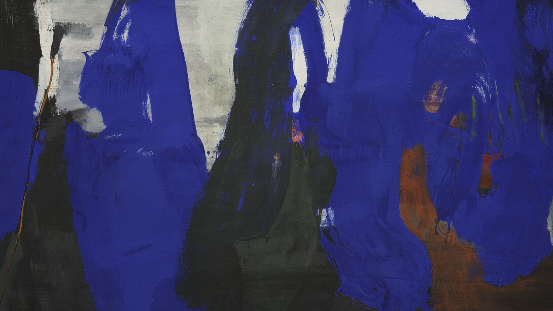 James Brooks -Quod 1961 - olio su tela - 122 x 170 cm. Courtesy Galleria Open Art, Prato