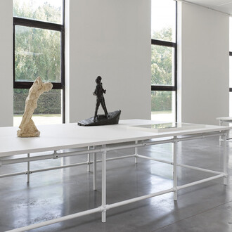 George Minne, The lost son, exhibition view. Courtesy of Museum Dhondt-Dhaenens