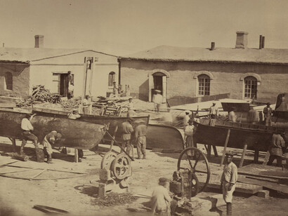 Nineteenth-century settlements along Syr-Darya when Uzbekistan was a Russian colony