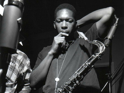 John Coltrane in sala di registrazione