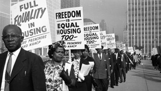 Protests leading to the Fair Housing Act in 1968