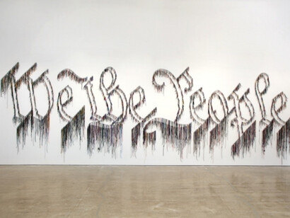 Nari Ward, Exhibition view. Courtesy of ICA 
