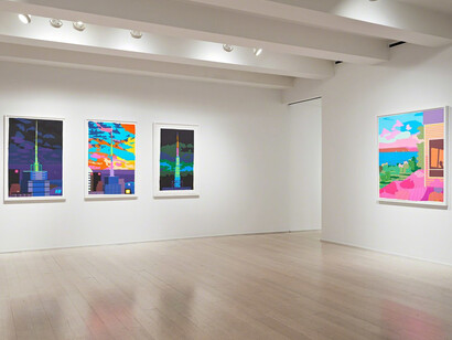 Daniel Heidkamp, Exhibition view. Courtesy of Pace Prints