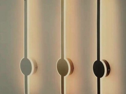 Line LED wall lights