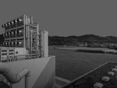 Direct Air Capture carbon collecting plant in Hinwil, Switzerland