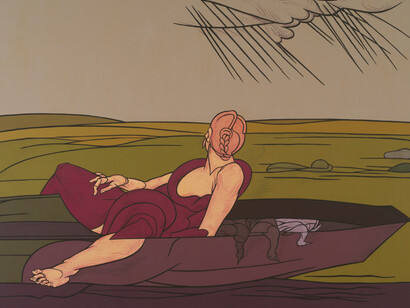 Valerio Adami. Courtesy of Galerie Daniel Templon