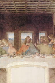 La via della consapevolezza e dell'amore passa anche attraverso il cibo simbolizzato (Cenacolo, Leonardo Da Vinci)