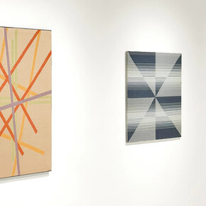 Ethel Stein, Master of the loom, exhibition view. Courtesy of Sapar Contemporary