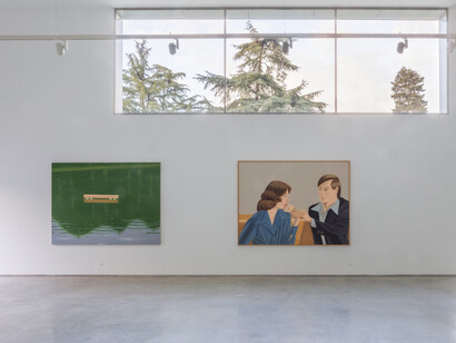 Alex Katz, vista de exhibición. Cortesía de Galería Lopez de la Serna