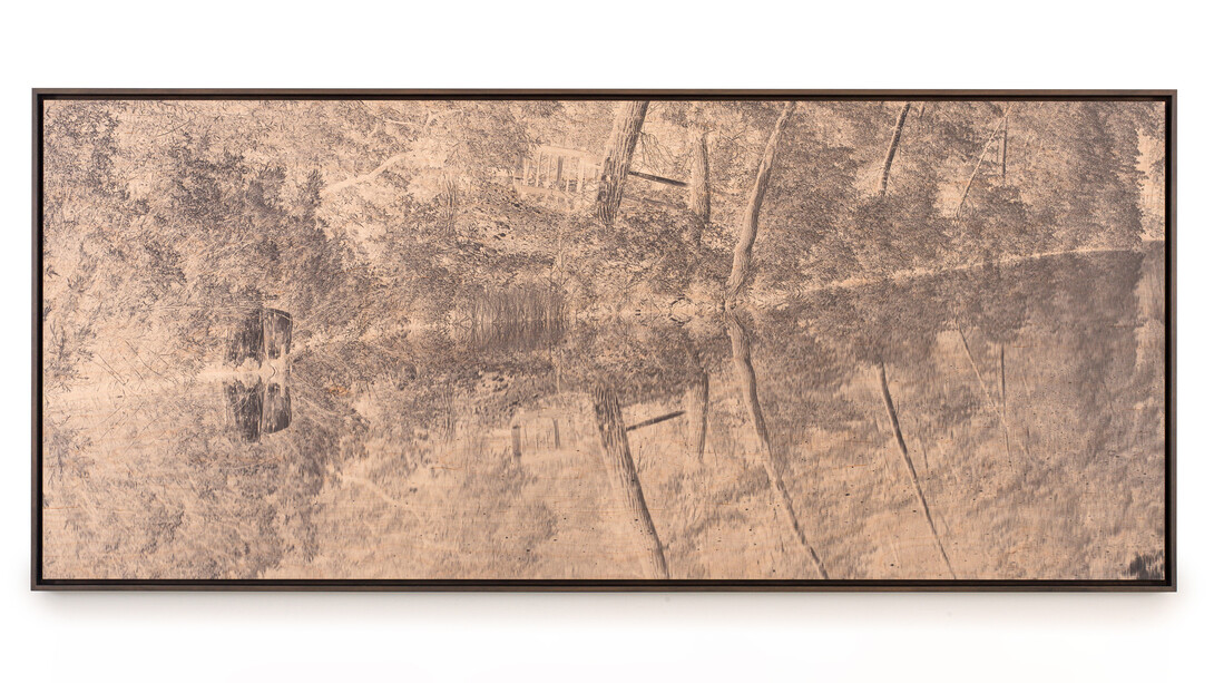 Clifford Ross
Untitled, 2020
Cured inkjet on wood
32 x 73 1/4 inches (81.28 x 186.05 cm)