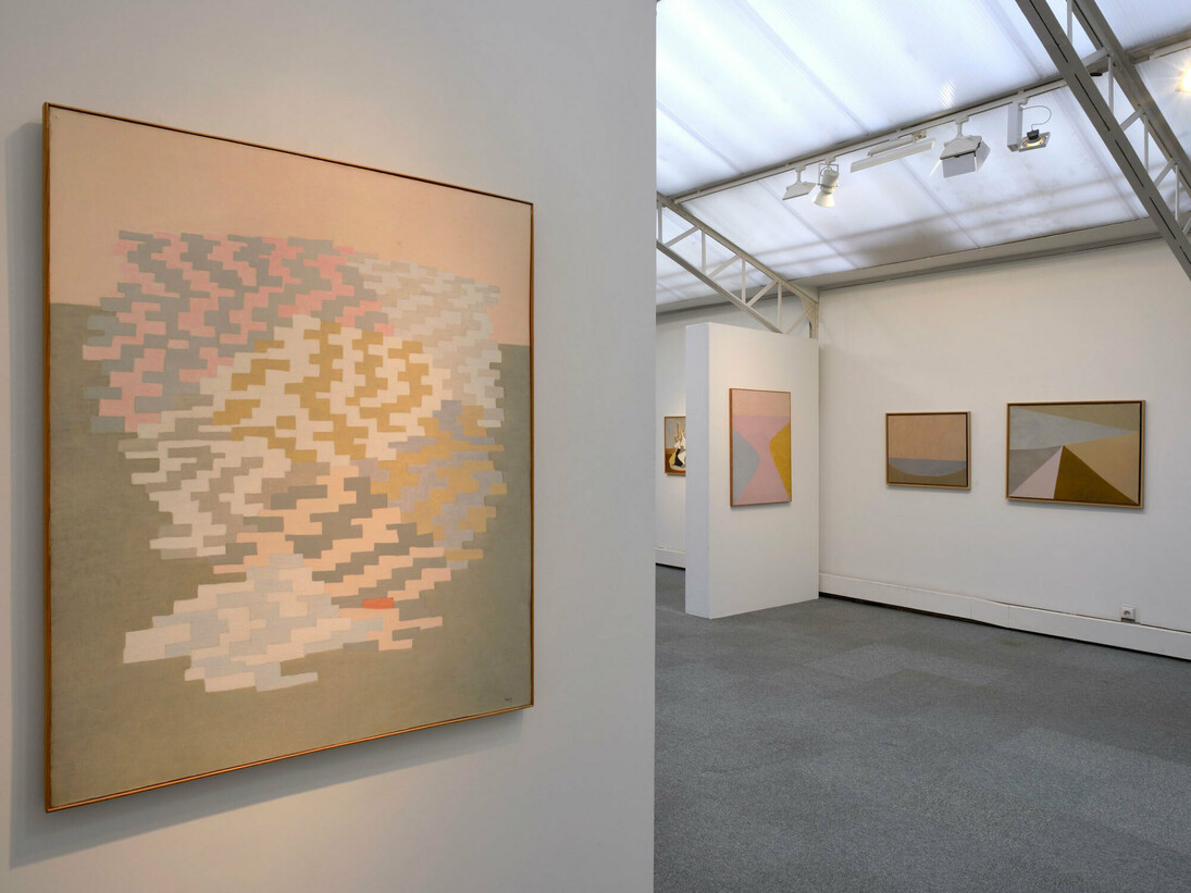 Vera Pagava, Corps Célestes, Exhibition view. Courtesy of Jeanne Bucher Jaeger 