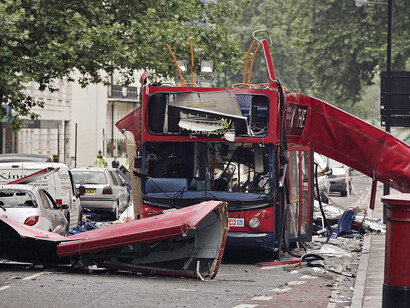 Londra dopo l'attentato terrroristico del 7 luglio 2005