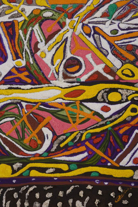 Shakespeare Guirand, Smiling, Oil on Canvas, 24" x 18" x 2"