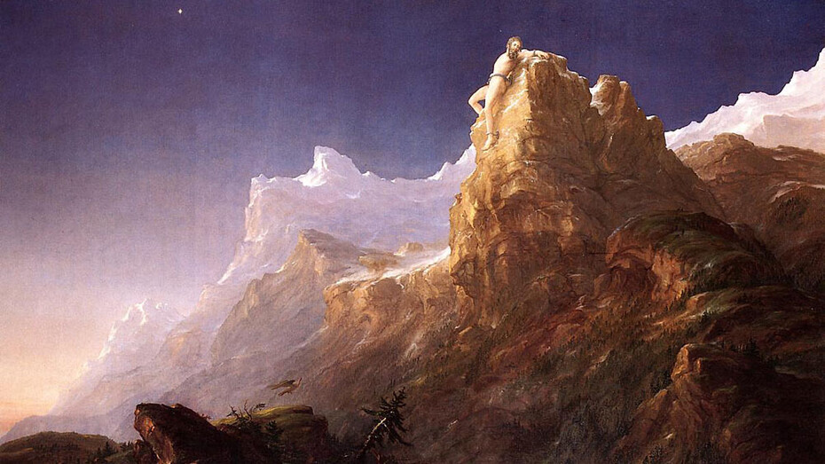 «Prometheus Bound» (1847), Thomas Cole