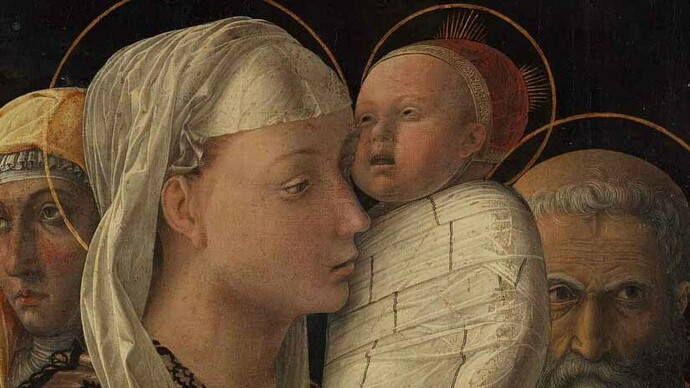 Around Mantegna and Bellini. Courtesy of Gemäldegalerie