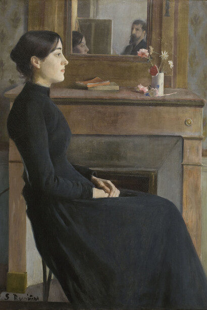 Santiago Rusiñol. Figura feminina. 1894