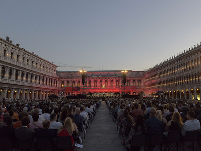 Vista di Piazza San Marco in concerto. Cortesia di Piazza San Marco. Foto di Michele Crosera