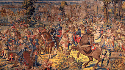 Bernard van Orley y William Dermoyen, Tapices de la Batalla de Pavía, entre 1528 y 1531