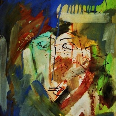 Victor Moreno, Rostro detras otras dimensiones. Photos by Felix Busse.  
