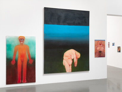 Miriam Cahn, O que nos olha, vista da exposição. Cortesia do MAAT