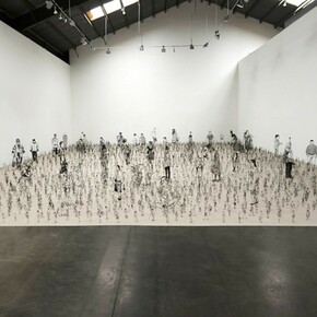 People I Saw But Never Met, Exhibition view. Courtesy of Shoshana Wayne Gallery