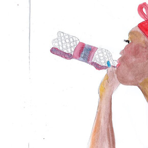 Tschabalala Self: Bodega Run. Courtesy of Yuz Museum