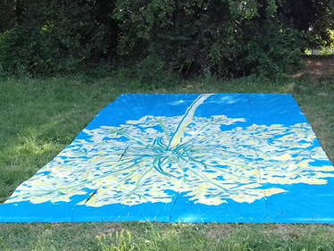 Cuoghi Corsello, 'Miraggio 1', specchi cm. 40x40, Villa dei Quintili, Roma, 2018. Ph. Cuoghi Corsello