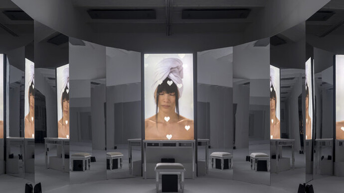 Sophia Al-Maria, Mirror Cookie. Photo by Carlos Tettamanzi- Courtesy of Fondazione Arnaldo Pomodoro