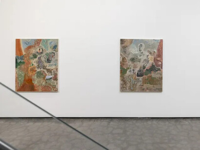Fidelis Joseph and Juan Manuel Salas, Palimpsest, exhibition view. Courtesy of C24 Gallery
