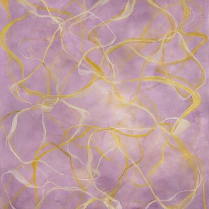 Betsy Eby, Chromatic frequency no. 6 (detail), 2025. Courtesy of Winston Wächter Fine Art