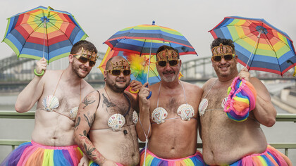 Participantes en una Marcha del Orgullo