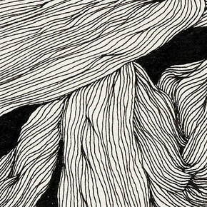 Ana Hatherly (1929-2015) Sem título, 1972. Tinta da China sobre papel, 14,9 x 10,5 cm. Museu Calouste Gulbenkian – Coleção Moderna.