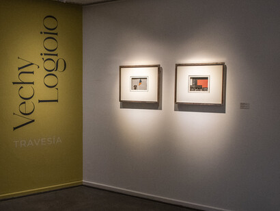 Vechy Logioio, Travessia, vista da exposição. Cortesia do Museo Nacional de Bellas Artes