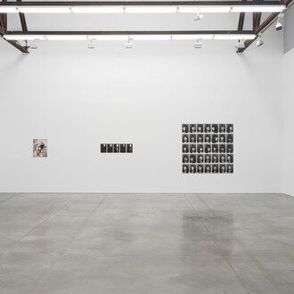 Various artists, settle for a good fantasy, exhibition view. Courtesy of Luhring Augustine