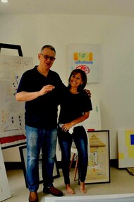 Juan Carlos Flores con Rojas Howell