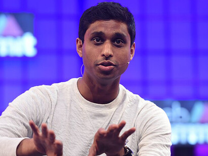 Ankur Jain, Founder, Humin, on the Centre Stage during Day 2 of the 2015 Web Summit in the RDS, Dublin, Ireland
