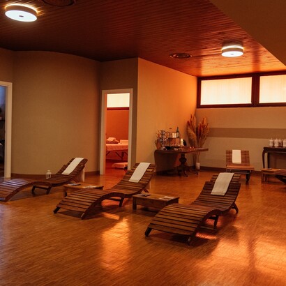La spa del Grand Hotel Telese, in provincia di Benevento, Campania, Italia