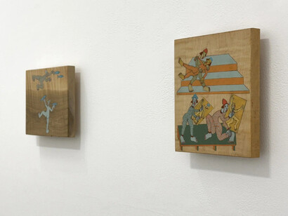 Jack Decoteau, Droll, exhibition view. Courtesy of Bruno David Gallery