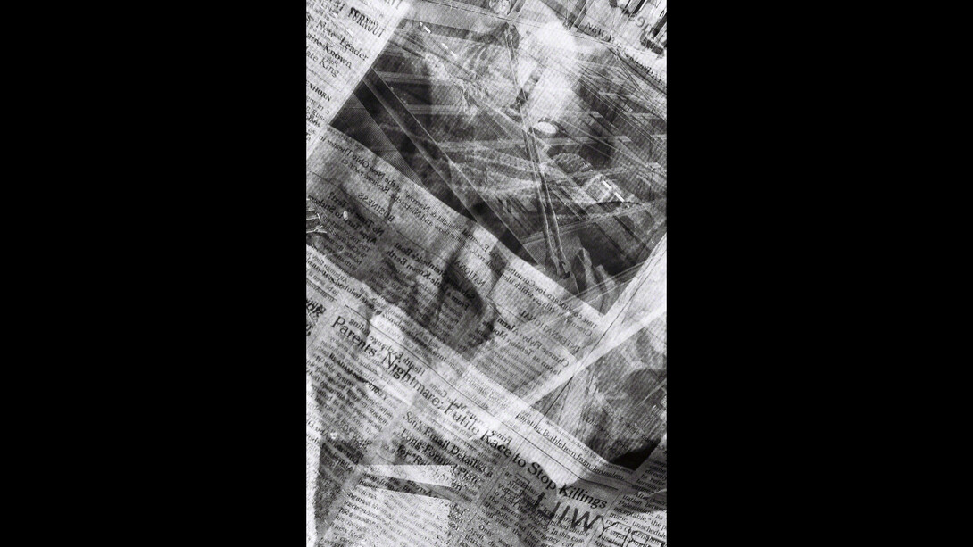 Reading the New York Times. Courtesy of Soho Photo Gallery