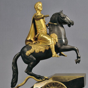 Ivan (Johann) Dipner, Bronze horseman clock, 1835. Courtesy of The State Hermitage Museum