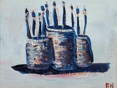 Paul Housley, Brush Still Life, 2013, oil on canvas, Copyright the Artist, Photographs courtesy of Belmacz