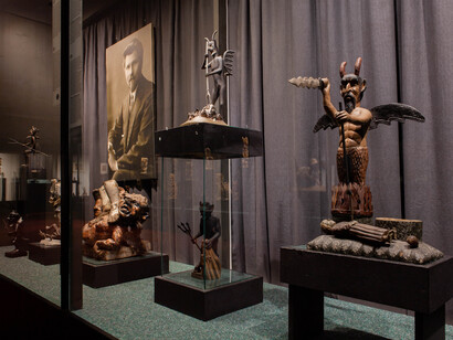 Devil collection, exhibition view. Courtesy of M. K. Čiurlionis National Museum of Art 
