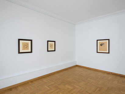 Francis Picabia, Women, works on paper 1921-1946, exhibition view. Courtesy of Michael Werner Gallery