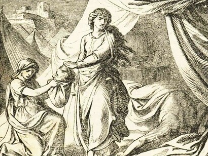 Tavole bibliche. Giuditta con la testa di Oloferne