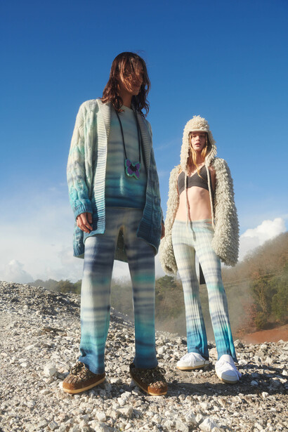Collezione Love on Mars, fall winter 2023-2024, Canessa: colori e tessuti che riportano immediatamente a uno stile nomade ma di lusso