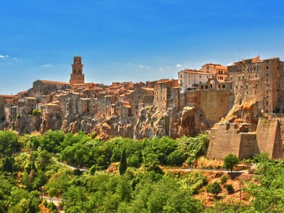 Pitigliano, Veduta