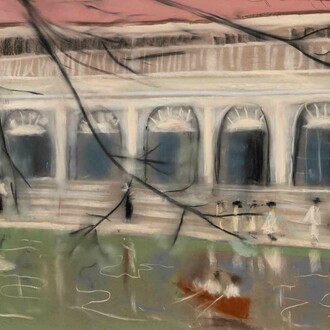 Rasmus Eckhardt, Brooklyn then and now (detail), 2026. Courtesy of Shrine