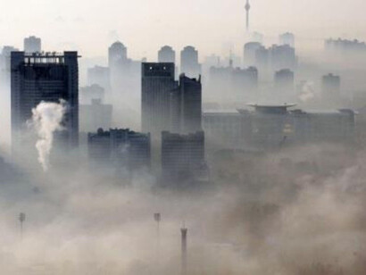 A poluição alcança até os edifícios mais altos