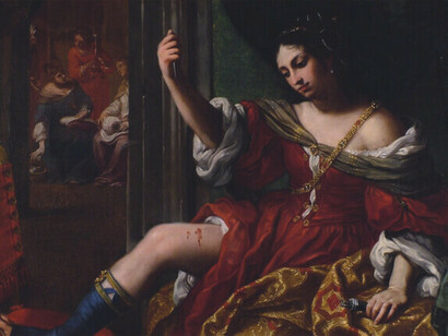 Portia who injures her thigh Elisabetta Sirani. Pathos. Values, passions, virtues