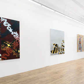 Kathryn Kerr, Vase Water, exhibition view. Courtesy of Lomex Gallery